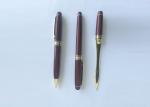 Rosewood box with 1 ball pen 1 fountain pen 1 letter opener for gift or