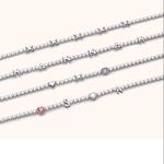 OEM Classic Brass Tennis Star Pendant Necklace With Brilliant Cubic Zircon