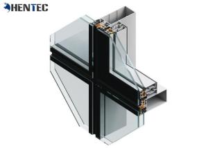 Quality Powder Painted Aluminum Curtain Wall Profile , Aluminum Extrusion Profile wholesale