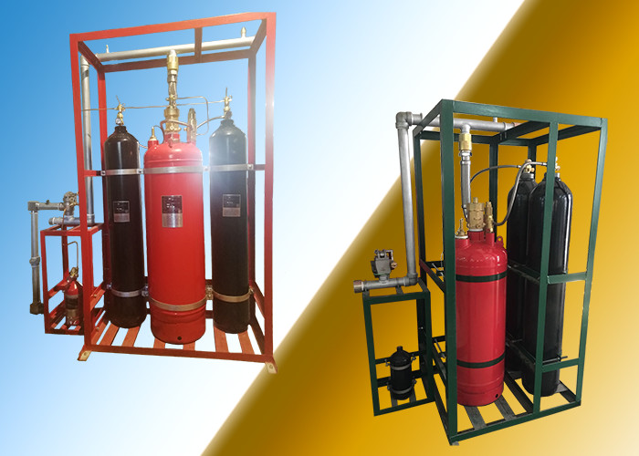120L FM200 Piston Flow System For Fire Suppression