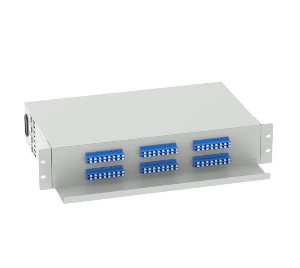 Sub Optic Distribution Frame 48 Ports 19 Inch LC UPC Patch Panel for Network