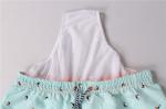 100% Polyester Athletic Swim Wear summer beach Men's Printed Swim Shorts