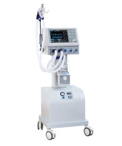 Quality Medical Icu Ventilator Hospital Breathing Machine With Air Compressor Trolley wholesale