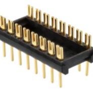 Quality 16-600-11 16 Pin Ic Socket DIP DIL Connector Fork Gold Plating 0.100&quot; 0.300&quot; wholesale
