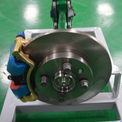 Suspension Assembly Cutaway Model With A Arms , Drive Shaft And Disc Brake