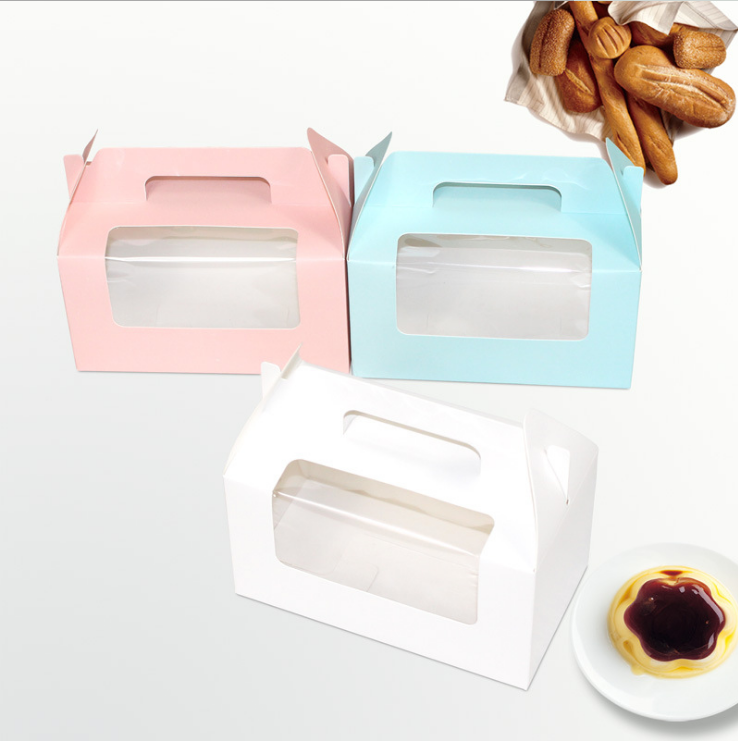 Food Grade Soy Ink Printing Custom Cardboard Display Boxes With Clear Window
