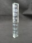Lighting Three Dimensional 12mm Laser Engraved Glass