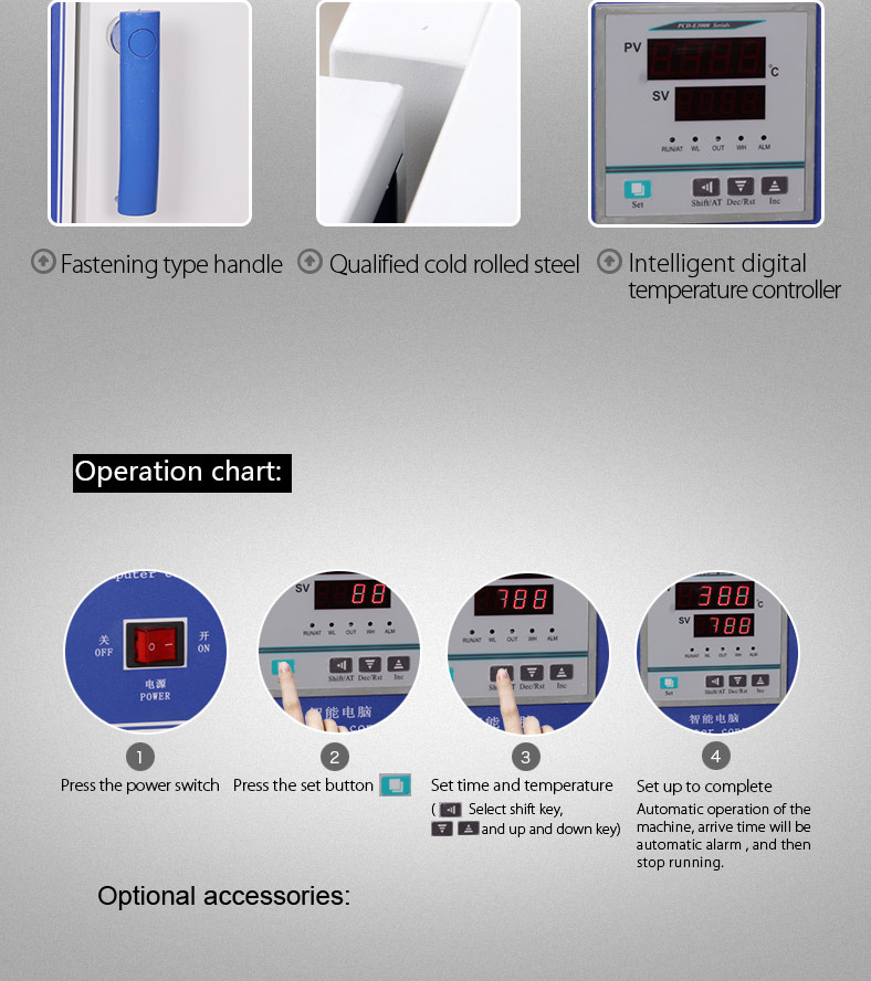 20L Blast Drying Oven Benchtop Heating Oven Laboratory Medicine