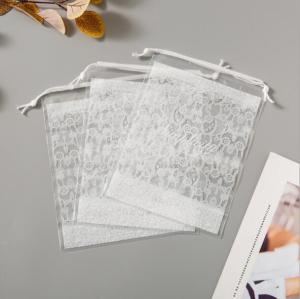 Quality Semitransparent Personalised Drawstring Bag Waterproof For Clothing Shoes Toiletries wholesale