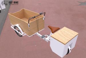 Quality Multifunctional 3 Wheel Disc Brake Dutch Cargo Bicycle 150kg Load wholesale