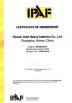 Hunan Jesh Heavy Industry Co.,Ltd Certifications
