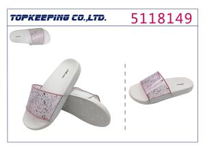 Quality Lady Female Plain Flat Shoes Slippers With Strap Summer wholesale