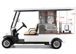 48V Battery Operated Golf Beverage Cart , Golf Cart Food Cart With Refrigerator