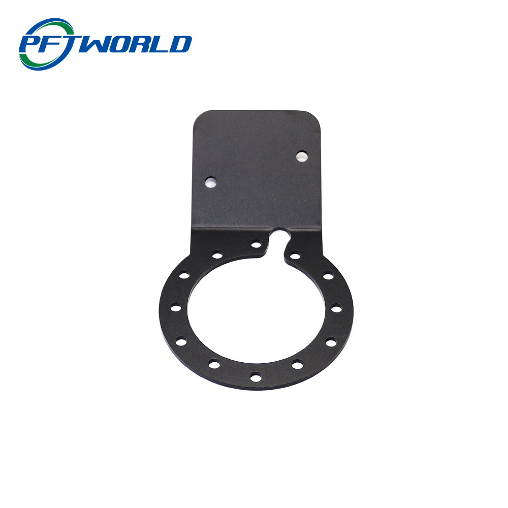 Custom Sheet Metal Bending Services Black Parts Laser Cutting Powder Coating