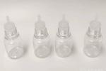 Plastic Pressure Spinning 5ml Anti Theft Oil Bottle Transparent