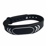 OEM Smart Silicone NFC RFID Access Control Wristbands 13.56MHZ For Festival