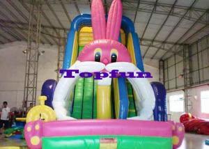 Quality Big White Rabbit Inflatable Water Slide wholesale