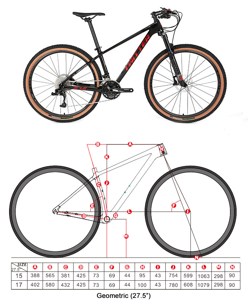 Carbon Mtb Bicycle 27.5 29 Inch RS 12speed Mountain Bike With Hydraulic Brake For Sale