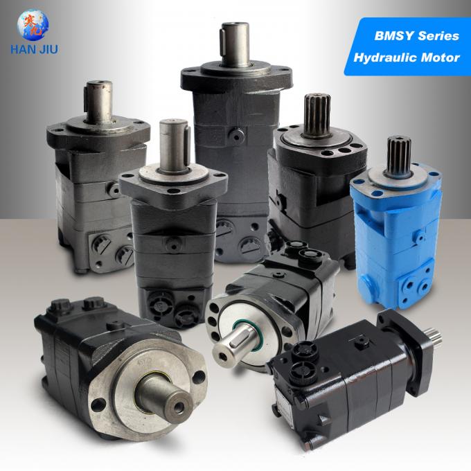 Hydraulic Wheel Motor Replace Danfoss Type BMSY Hydraulic Motor Displacement 200CC Manifold Side Port 6