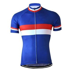 Quality Blue Mucle Support Three Pockets Cycling Sports Clothing wholesale