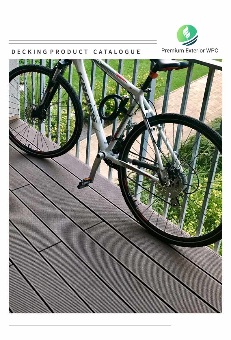 Wood Plastic WPC Floor Decking Outdoor Engineered Flooring Type