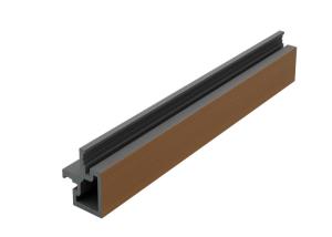 Quality 5 - 49.25 X 49.25 L Shaped Composite Decking Wood Plastic Composite Floor wholesale