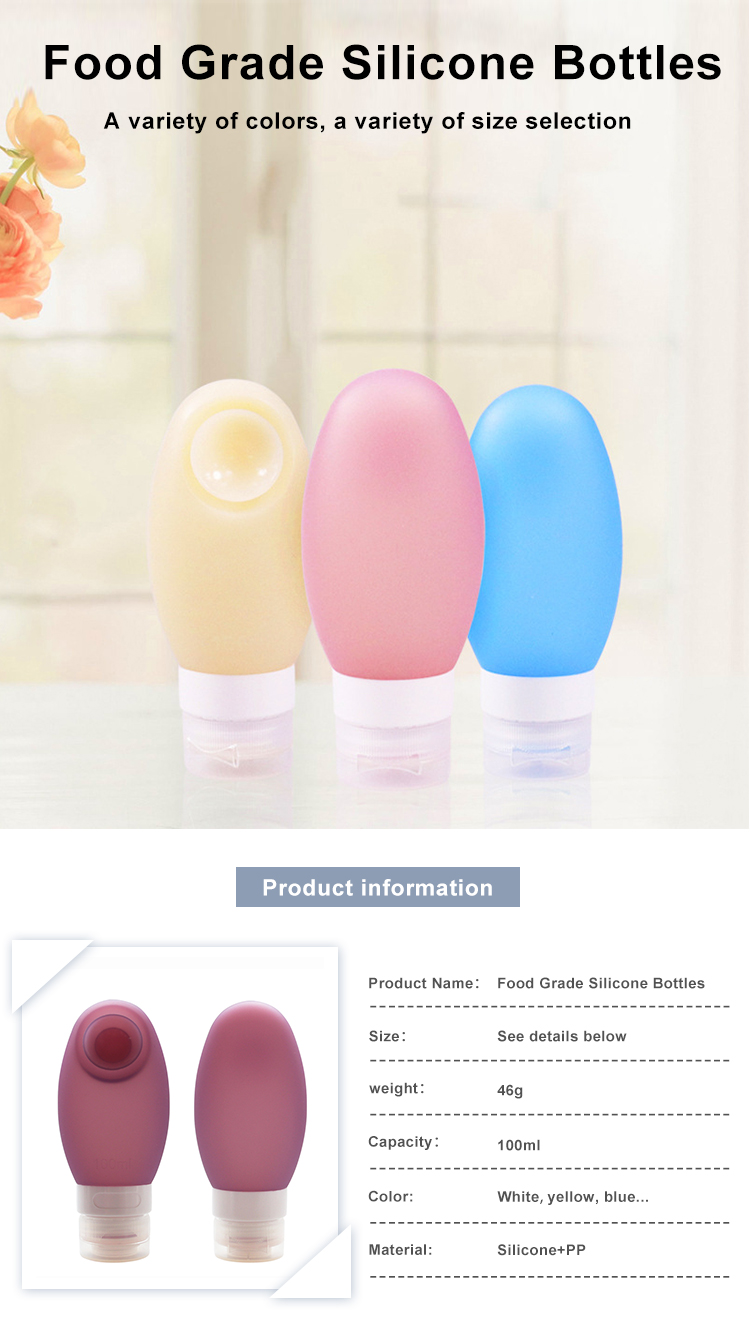 100ML Squeeze Silicone Bottle