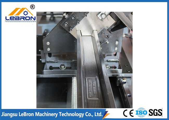 PLC Control Steel Door Frame Machinery 32Mpa Yield Strength 18 Roller Stations