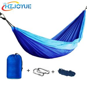 Quality Double Portable lightweight Parachute Nylon Fabric Camping Hammock wholesale