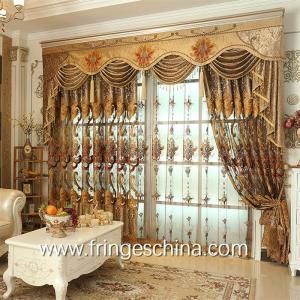 Quality European Style Home Textile Blackout Jacquard Embroidery Window Curtain wholesale