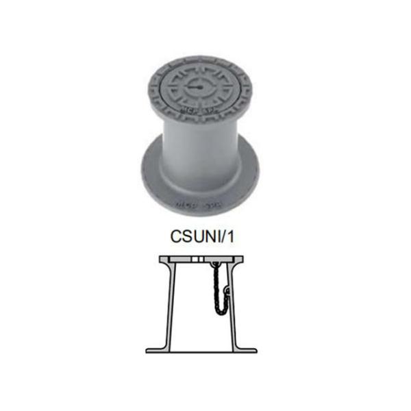 EN124 Metal Manhole Cover Surface Boxes For Underground Hydrant Underground Fire