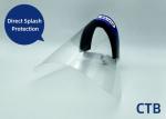 Elastic Clear PET Plastic Full Face Safety Shield