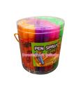 Pen Shape Liquid Spray Candy With Sour Sweet Fruit Flavor ISO Approved