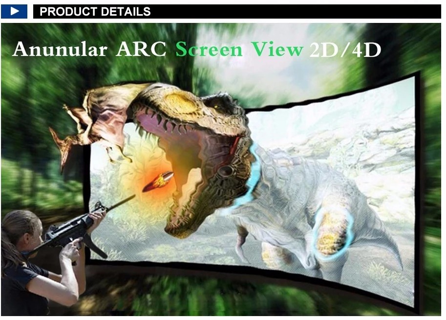 Amusement Shooting Arcade Machine Simulator Projector Hunter Hero 450W Power