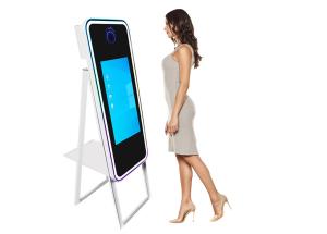 Quality Advertising Interactive Mirror Photo Booth With Camera Printer wholesale