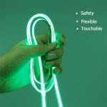 DC12V24V 480LEDs Ra90 8mm10mm Width Green Flexible COB LED Strip Light for