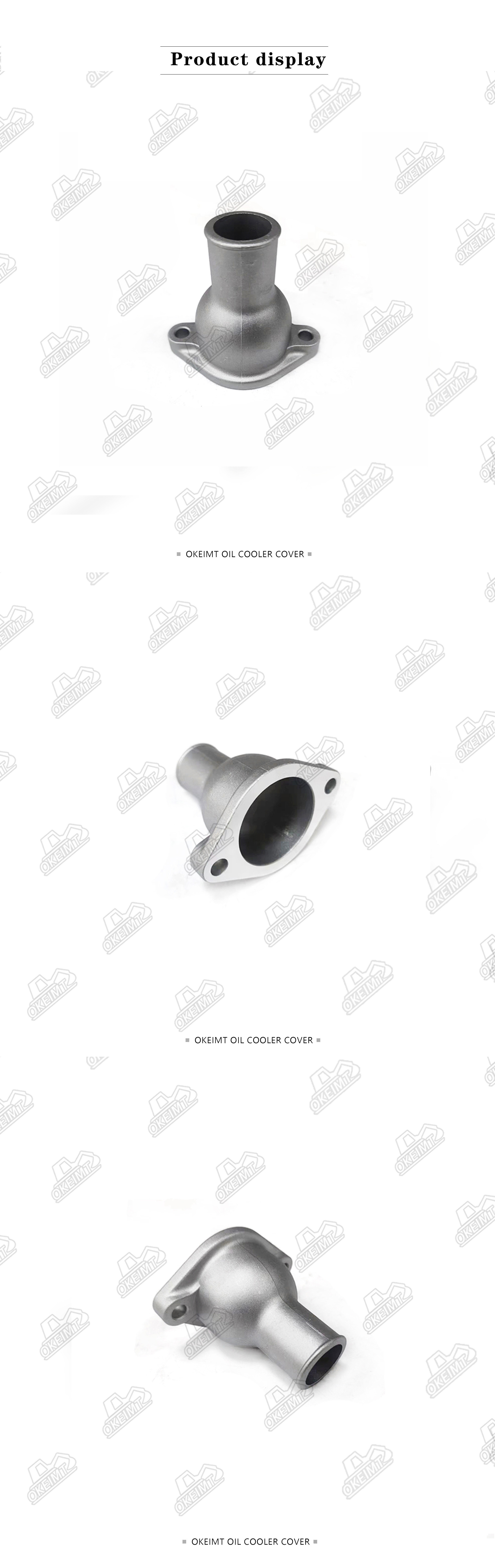Irregular Water Outlet Pipe For Isuzu Engine 4LE2 Aluminum
