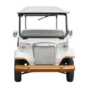 Quality Classic Electric Car 8 Seater Travel Vintage Sightseeing Car With Sunshade Cover wholesale