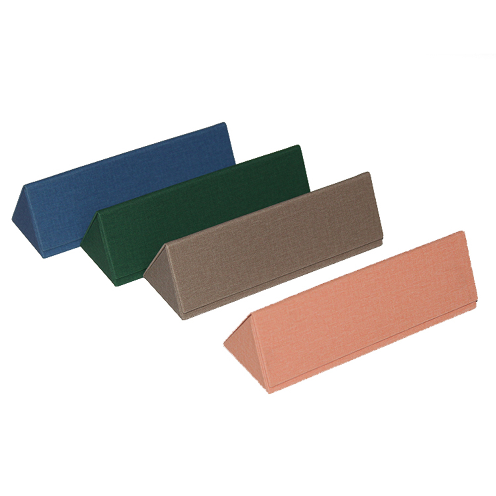 Triangular hand-made optical glasses case