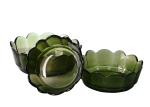 Fruit Food Solid Colored Lead Free Glass Bowls Centrifugal Casting