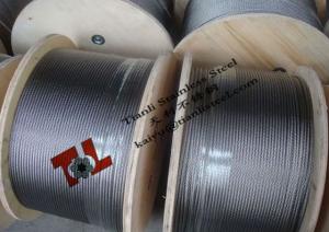 Quality 316 A4 1.4401 7x19 16mm Stainless Steel Wire Rope with Weight 1024kg per 1000m wholesale