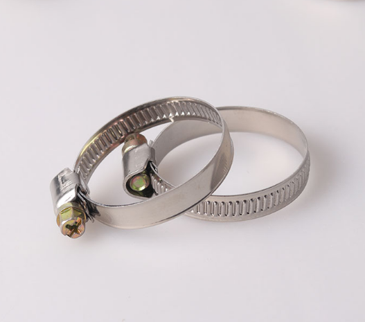 Customize Support Standard Size Stainless Steel Worm Gear Hose Clamps for Water Pipes