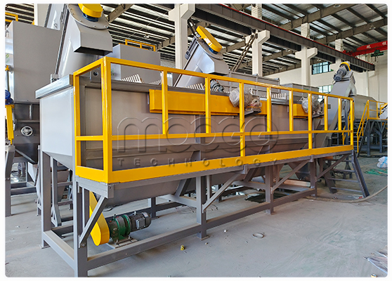 PP PE Plastic Bottles Cleaning Washing Waste Shredder Crusher Recycling Line