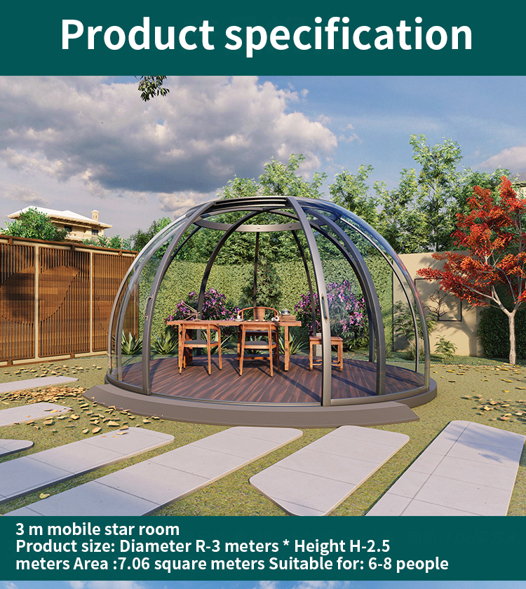 Mobile Restaurant Scenic area Guest House outdoor transparent sun room