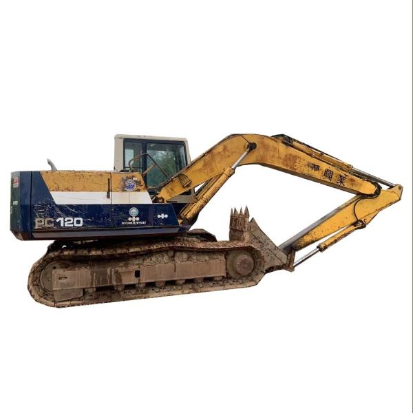 Used PC120-5 PC120 Komatsu Excavator 100% Japan Original 12000 KG YUKEN