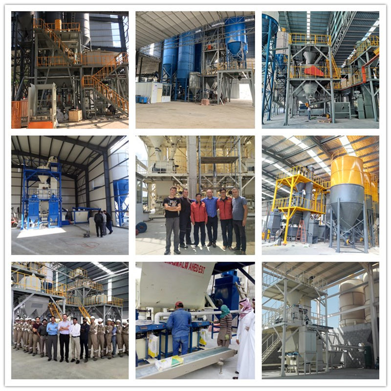 Dry mortar mixing plant 