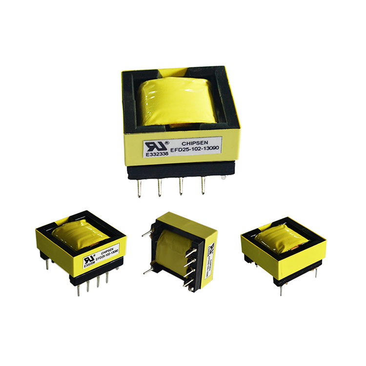 Customized Frequency High Voltage Transformer for Ee25 Transformer Bobbin With Core 24v 12v Electric in Horizontal Design