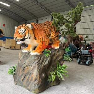 Quality Theme Park Realistic Animatronic Life Size Tiger Customized wholesale