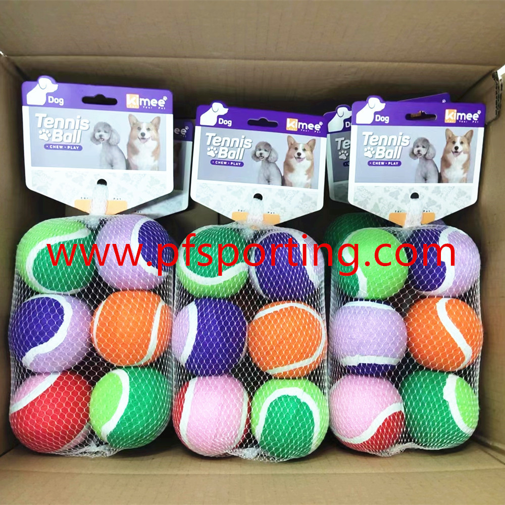 Pet Supply Ready Set Fetch Squeak Tennis Balls Dog Toy Squeaks When Squeezed Multi-Packs - for Small - Medium - Larg