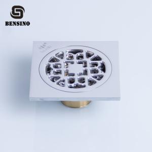 Quality Hotel 100 Mm Square Floor 360g Brass Sink Strainer wholesale